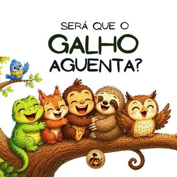 Capa do mini livro Será Que o Galho Aguenta?